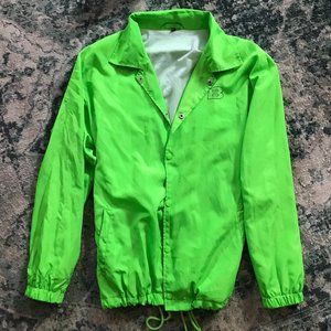 Neon Green Rain Jacket